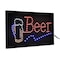 Alpine Industries 19" x 10" LED Rectangular Beer Sign with Two Display Modes, PK2 ALP497-14-2pk - alternate 6
